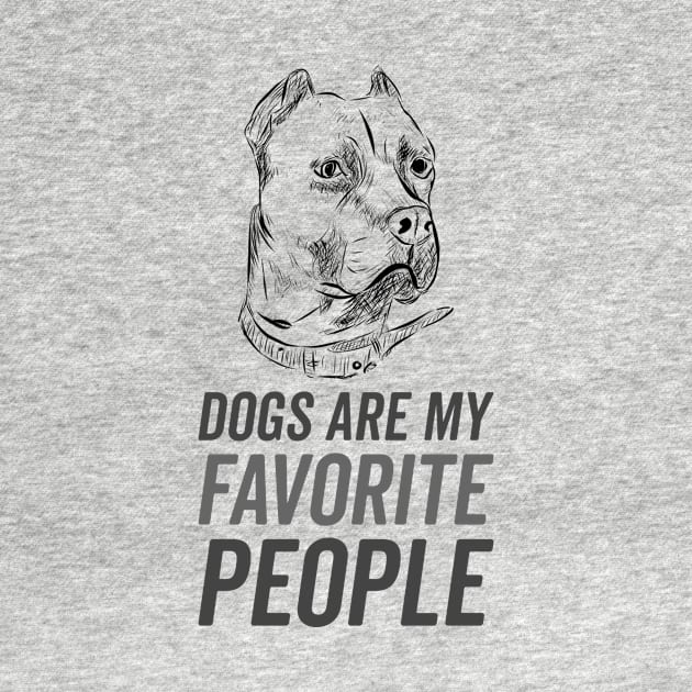Dogs are my Favorite people by KazSells